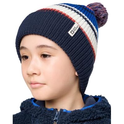 Jack Wolfskin Unisex Kinder Beanie-Mütze Pompom Beanie Kids Jack Wolfskin Unisex Kinder Beanie-Mütze Pompom Beanie Kids