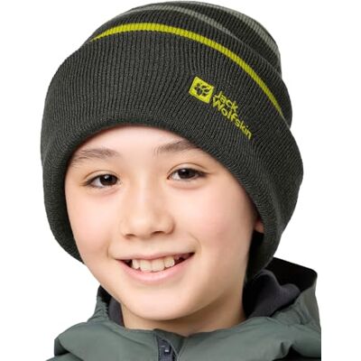 Jack Wolfskin Unisex Kinder Beanie-Mütze Stripy Knit Beanie K Jack Wolfskin Unisex Kinder Beanie-Mütze Stripy Knit Beanie K