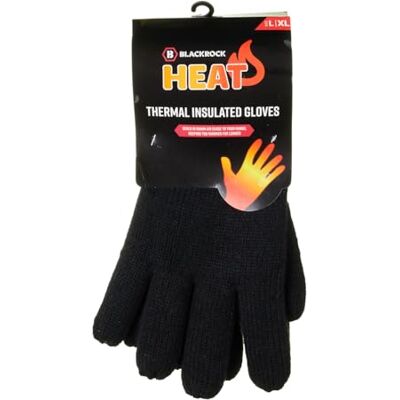 Blackrock HEAT Black Thermal Gloves, Herren & Damen, Winterhandschuhe, Zubehör, warm, beheizte Kleidung, wollig, warm, Wandern, Fleece, Größe Large/XL Blackrock HEAT Black Thermal Gloves, Herren & Damen, Winterhandschuhe, Zubehör, warm, beheizte Kleidung, wollig, warm, Wandern, Fleece, Größe Large/XL