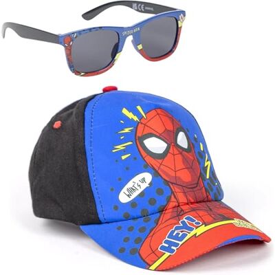 CERDÁ LIFE'S LITTLE MOMENTS Spiderman-Kappe und -Brille, Unisex, für Kinder, originelles Design, verstellbar und leicht, ideal für den Sommer und als Sonnenschutz CERDÁ LIFE'S LITTLE MOMENTS Spiderman-Kappe und -Brille, Unisex, für Kinder, originelles Design, verstellbar und leicht, ideal für den Sommer und als Sonnenschutz