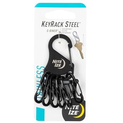 Nite Ize KeyRack Schlüssel Bund Anhänger – Schnapp Haken Karabiner – Organizer Nite Ize KeyRack Schlüssel Bund Anhänger – Schnapp Haken Karabiner – Organizer