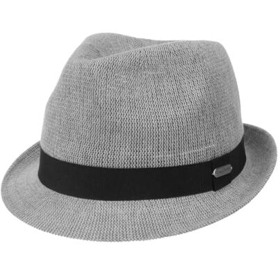 CHILLOUTS Bardolino Sommerhut Herren Sonnenhut Herren Trilby, Strohhut Herren Leicht Faltbar, Hut Herren Sommer Handgefertigt, Panama Hut Atmungsaktiv, grau, L-XL CHILLOUTS Bardolino Sommerhut Herren Sonnenhut Herren Trilby, Strohhut Herren Leicht Faltbar, Hut Herren Sommer Handgefertigt, Panama Hut Atmungsaktiv, grau, L-XL