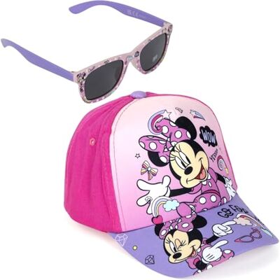 CERDÁ LIFE'S LITTLE MOMENTS Unisex Disney-Kappe und-Brille, Kinder, originelles, verstellbares und leichtes Design, ideal für Sommer Sonnenschutz Baseballkappe, Gorra + Gafas Minnie, One Size CERDÁ LIFE'S LITTLE MOMENTS Unisex Disney-Kappe und-Brille, Kinder, originelles, verstellbares und leichtes Design, ideal für Sommer Sonnenschutz Baseballkappe, Gorra + Gafas Minnie, One Size