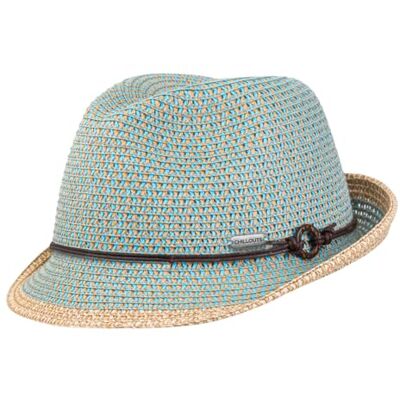 CHILLOUTS Rimini Hat Damen Sonnenhut, Sommer Strohhut, Trilby, Leichter Sonnenschutz Hut, Schicker Strandhut, Adjustable, XS/S-M, blau CHILLOUTS Rimini Hat Damen Sonnenhut, Sommer Strohhut, Trilby, Leichter Sonnenschutz Hut, Schicker Strandhut, Adjustable, XS/S-M, blau