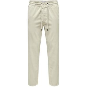 Only & Sons Herren Sweatpant ONSLINUS TAP Corduroy 0185 Pant Tapered Fit S-XXL, Größe:L, Farbe:22029790 Silver Lining Only & Sons Herren Sweatpant ONSLINUS TAP Corduroy 0185 Pant Tapered Fit S-XXL, Größe:L, Farbe:22029790 Silver Lining
