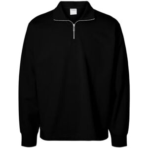 SELECTED MEN Herren Slhrelaxluke Ls Half Zip Sweat, Black, XL SELECTED MEN Herren Slhrelaxluke Ls Half Zip Sweat, Black, XL