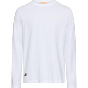 camel active Herren Langarmshirt mit Rundhalsausschnitt und flexiblem Stretch Weiß, Menswear-L camel active Herren Langarmshirt mit Rundhalsausschnitt und flexiblem Stretch Weiß, Menswear-L