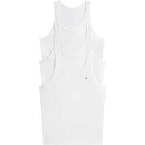 Tommy Hilfiger Herren 3er Pack Tank Tops Rundhalsausschnitt, Weiß (White/White/White), L Tommy Hilfiger Herren 3er Pack Tank Tops Rundhalsausschnitt, Weiß (White/White/White), L