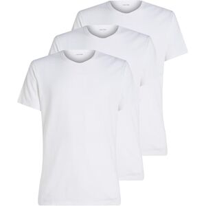 Calvin Herren 3er Pack T-Shirts Kurzarm Crew Neck Basic, Weiß (White, White, White), S Calvin Herren 3er Pack T-Shirts Kurzarm Crew Neck Basic, Weiß (White, White, White), S
