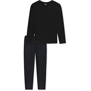 Uncover by Schiesser Herren Schlafanzug lang, schwarz, 52 Uncover by Schiesser Herren Schlafanzug lang, schwarz, 52