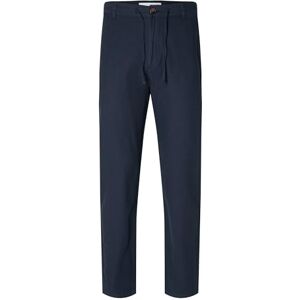 SELECTED HOMME SELETED Homme Herren Slh172-slimtape Brody Linen Pant Noos Chinohose, Dark Sapphire, M EU SELECTED HOMME SELETED Homme Herren Slh172-slimtape Brody Linen Pant Noos Chinohose, Dark Sapphire, M EU