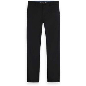 Scotch & Soda Herren Core Stuart Regular Slim Fit Stretch Cotton Chino Pants, Black 0008, 33W / 30L EU Scotch & Soda Herren Core Stuart Regular Slim Fit Stretch Cotton Chino Pants, Black 0008, 33W / 30L EU
