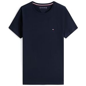 Tommy Hilfiger Herren T-Shirt Kurzarm Core Stretch Slim Fit, Blau (Desert Sky), XXL Tommy Hilfiger Herren T-Shirt Kurzarm Core Stretch Slim Fit, Blau (Desert Sky), XXL
