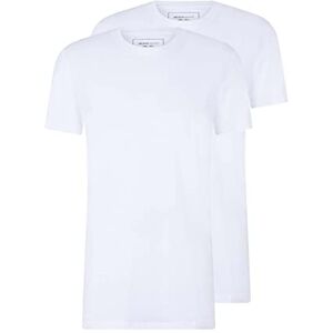 TOM TAILOR Denim Herren Long Fit T-Shirt im Doppelpack, White, M TOM TAILOR Denim Herren Long Fit T-Shirt im Doppelpack, White, M
