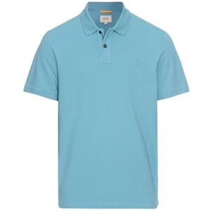 camel active Herren Halbarm Poloshirt aus Reiner Baumwolle Blau, Menswear-L camel active Herren Halbarm Poloshirt aus Reiner Baumwolle Blau, Menswear-L