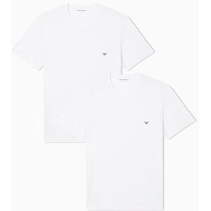 Giorgio Armani Man's Core Logoband 2-Pack Crewneck T-Shirt, Weiß, M, Regular, weiß/weiß, M Giorgio Armani Man's Core Logoband 2-Pack Crewneck T-Shirt, Weiß, M, Regular, weiß/weiß, M
