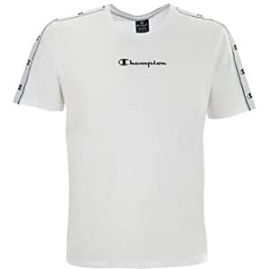 Champion Legacy American Tape Small Logo S/S T-Shirt, Weiß, S für Herren Champion Legacy American Tape Small Logo S/S T-Shirt, Weiß, S für Herren
