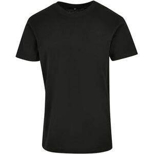 Build Your Brand Herren Basic Round Neck T-Shirt – Baumwollshirt im Regular Fit mit Rundhalsausschnitt & kurzen Ärmeln, vielseitiges Basic für Alltag, Freizeit & Veredelung,Schwarz,XL Build Your Brand Herren Basic Round Neck T-Shirt – Baumwollshirt im Regular Fit mit Rundhalsausschnitt & kurzen Ärmeln, vielseitiges Basic für Alltag, Freizeit & Veredelung,Schwarz,XL