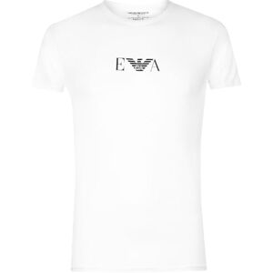 Giorgio Armani Herren Essential Monogram 2-pack With Crew Neck T-Shirts, 04710 White, S EU Giorgio Armani Herren Essential Monogram 2-pack With Crew Neck T-Shirts, 04710 White, S EU