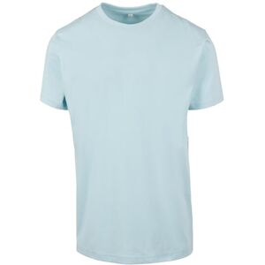 Build Your Brand Herren T-Shirt Round Neck, Männer Basic T-Shirt mit Rundhalsausschnit, Regular Fit, Baumwolle, Ocean blue, M Build Your Brand Herren T-Shirt Round Neck, Männer Basic T-Shirt mit Rundhalsausschnit, Regular Fit, Baumwolle, Ocean blue, M