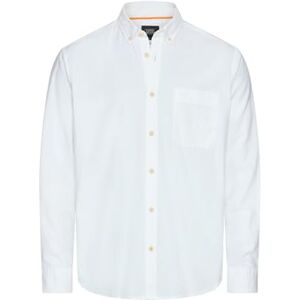 camel active Herren Oxford Hemd mit Button-Down-Kragen Weiß, Menswear-L camel active Herren Oxford Hemd mit Button-Down-Kragen Weiß, Menswear-L