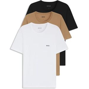 Boss Herren Tshirt RN 3P Classic Dreierpack T-Shirts aus Baumwolle mit Logo-Stickerei Beige XXL Boss Herren Tshirt RN 3P Classic Dreierpack T-Shirts aus Baumwolle mit Logo-Stickerei Beige XXL