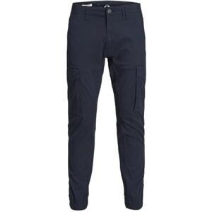 JACK & JONES Herren Hose Cargo Jogger Pants Paul Flake AKM 542 Twill Gummibund, Farben:Navy, Größe Hosen:36W / 32L JACK & JONES Herren Hose Cargo Jogger Pants Paul Flake AKM 542 Twill Gummibund, Farben:Navy, Größe Hosen:36W / 32L