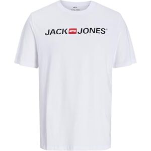JACK & JONES Herren JJECORP LOGO TEE SS CREW NECK NOOS T-Shirt,, per pack Weiß (White Detail: SLIM FIT), X-Small (Herstellergröße: XS) JACK & JONES Herren JJECORP LOGO TEE SS CREW NECK NOOS T-Shirt,, per pack Weiß (White Detail: SLIM FIT), X-Small (Herstellergröße: XS)