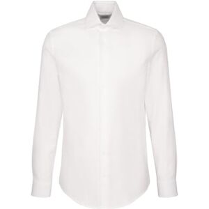 Seidensticker Herren Business Hemd Shaped Fit Bügelfrei Kent-Kragen Langarm 100% Baumwolle Seidensticker Herren Business Hemd Shaped Fit Bügelfrei Kent-Kragen Langarm 100% Baumwolle
