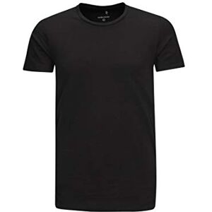 Seidensticker Herren T-Shirt Regular Fit Uni Rundhals Kurzarm Stretch Schwarz (Schwarz 39) M Seidensticker Herren T-Shirt Regular Fit Uni Rundhals Kurzarm Stretch Schwarz (Schwarz 39) M