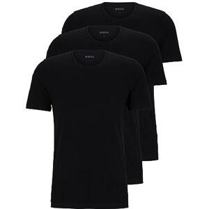 Boss Herren-T-Shirts, Rundhalsausschnitt, Baumwoll-Jersey, 3er-Pack, Dark Soil Black, M Boss Herren-T-Shirts, Rundhalsausschnitt, Baumwoll-Jersey, 3er-Pack, Dark Soil Black, M