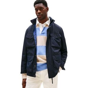 Tommy Hilfiger Herren Übergangsjacke Packable Field mit Brusttaschen, Blau (Desert Sky), L Tommy Hilfiger Herren Übergangsjacke Packable Field mit Brusttaschen, Blau (Desert Sky), L