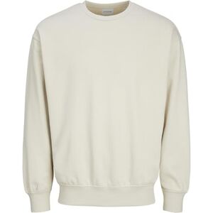 JACK & JONES Herren JJECHARGE Sweat Crew Neck NOOS Sweatshirt, Moonbeam,M JACK & JONES Herren JJECHARGE Sweat Crew Neck NOOS Sweatshirt, Moonbeam,M