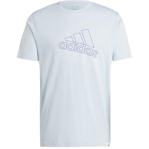 Adidas Herren TECH BOS Graphic Tee, Wonder Blue, L Adidas Herren TECH BOS Graphic Tee, Wonder Blue, L
