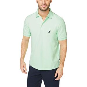 Nautica Herren Poloshirt aus Baumwoll-Piqué, kurzärmelig Polohemd, Eschengrün, Klein Nautica Herren Poloshirt aus Baumwoll-Piqué, kurzärmelig Polohemd, Eschengrün, Klein