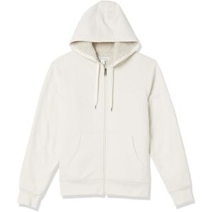 Amazon Essentials Herren Hoodie mit Sherpa-Futter und durchgehendem Reißverschluss, Gebrochenes Weiß, L Amazon Essentials Herren Hoodie mit Sherpa-Futter und durchgehendem Reißverschluss, Gebrochenes Weiß, L