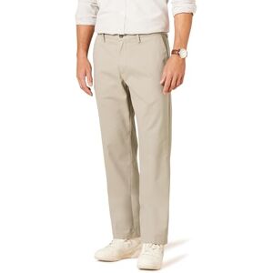 Amazon Essentials Herren Knitterfreie Classic-Fit-Stretch-Chinohose Ohne Bundfalten, Kaki Beige, 33W / 32L Amazon Essentials Herren Knitterfreie Classic-Fit-Stretch-Chinohose Ohne Bundfalten, Kaki Beige, 33W / 32L