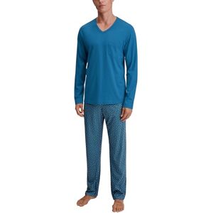 CALIDA Relax Imprint Pyjama, Schlafanzug, lang Herren, 100% Baumwolle, pflegeleicht, elastisch & formstabil, in Single Jersey Nordic 50 CALIDA Relax Imprint Pyjama, Schlafanzug, lang Herren, 100% Baumwolle, pflegeleicht, elastisch & formstabil, in Single Jersey Nordic 50
