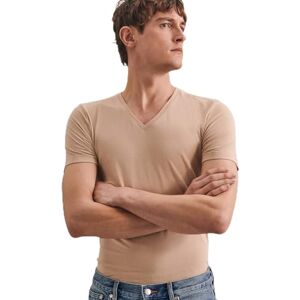Seidensticker Herren Kurzarm Mit V-ausschnitt T-Shirt, Nude, XL EU Seidensticker Herren Kurzarm Mit V-ausschnitt T-Shirt, Nude, XL EU