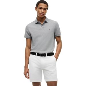 Tommy Hilfiger Herren Poloshirt Kurzarm 1985 Regular Fit, Grau (Medium Grey Heather), XL Tommy Hilfiger Herren Poloshirt Kurzarm 1985 Regular Fit, Grau (Medium Grey Heather), XL