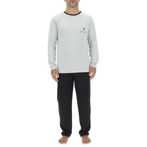 pierre cardin underwear Herren Pca/1/Enl/225 Pyjamaset, Grau meliert/Schwarz, M pierre cardin underwear Herren Pca/1/Enl/225 Pyjamaset, Grau meliert/Schwarz, M