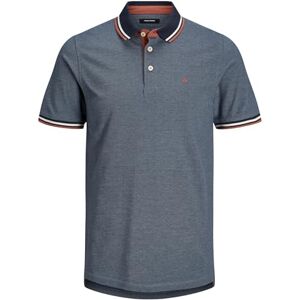 Jack & Jones Herren Slim Fit Polo Shirt JJEPAULOS Uni Sommer Hemd Kragen Kurz Arm Basic Pique Cotton, Denim Blue , M Jack & Jones Herren Slim Fit Polo Shirt JJEPAULOS Uni Sommer Hemd Kragen Kurz Arm Basic Pique Cotton, Denim Blue , M