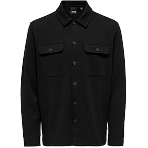 Only & Sons Herren Freizeit Hemd ONSNEWKODYL Overshirt Regular Fit XS XXL, Größe:L, Farbe:Black 22021279 Only & Sons Herren Freizeit Hemd ONSNEWKODYL Overshirt Regular Fit XS XXL, Größe:L, Farbe:Black 22021279