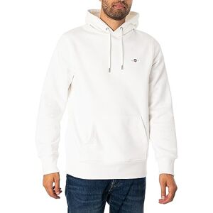 GANT Herren Reg Shield Hoodie Kapuzenpullover, Eggshell, 4XL EU GANT Herren Reg Shield Hoodie Kapuzenpullover, Eggshell, 4XL EU