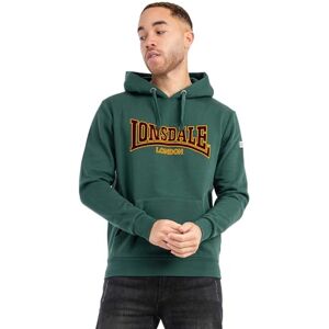 Lonsdale Herren Kapuzensweatshirt schmale Passform Hooded Classic LL002 L, Bottle Green Lonsdale Herren Kapuzensweatshirt schmale Passform Hooded Classic LL002 L, Bottle Green