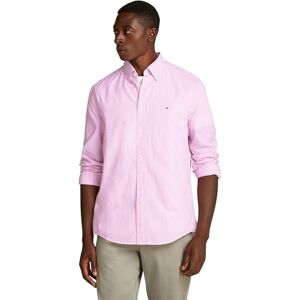 Tommy Hilfiger Herren Hemd Flex Poplin Classic Regular Fit, Mehrfarbig (Classic Pink/Optic White), XS Tommy Hilfiger Herren Hemd Flex Poplin Classic Regular Fit, Mehrfarbig (Classic Pink/Optic White), XS