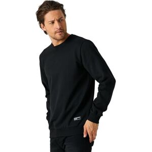 COMEOR Sweatshirt Herren Pullover Ohne Kapuze (Schwarz XL) COMEOR Sweatshirt Herren Pullover Ohne Kapuze (Schwarz XL)