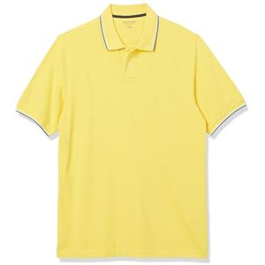 Amazon Essentials Herren-Poloshirt aus Baumwollpiqué, normale Passform (erhältlich in Big & Tall), Gelb Twin Stripe, X-Large Amazon Essentials Herren-Poloshirt aus Baumwollpiqué, normale Passform (erhältlich in Big & Tall), Gelb Twin Stripe, X-Large