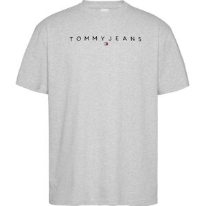 Tommy Jeans Baby Jungen TJM Reg Linear Logo Tee EXT Dm0dm20744 S/S T-Shirt, Grau (Silbergrau), XXL EU Tommy Jeans Baby Jungen TJM Reg Linear Logo Tee EXT Dm0dm20744 S/S T-Shirt, Grau (Silbergrau), XXL EU