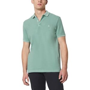 Marc O' Polo Herren Kurzarm-Poloshirt mit Knopfleiste Shaped Fit, Türkis (Midnight Moss), S Marc O' Polo Herren Kurzarm-Poloshirt mit Knopfleiste Shaped Fit, Türkis (Midnight Moss), S